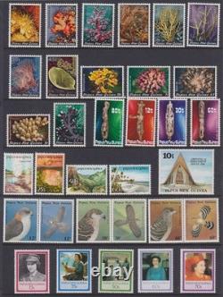PAPUA NEW GUINEA HUGE COLLECTION of 1,400+ stamps MINT UNHINGED (CV $2,000+)