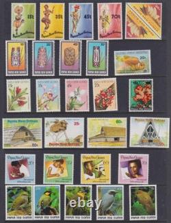 PAPUA NEW GUINEA HUGE COLLECTION of 1,400+ stamps MINT UNHINGED (CV $2,000+)