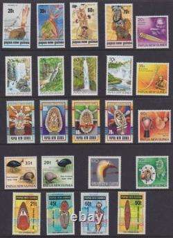 PAPUA NEW GUINEA HUGE COLLECTION of 1,400+ stamps MINT UNHINGED (CV $2,000+)