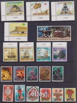 PAPUA NEW GUINEA HUGE COLLECTION of 1,400+ stamps MINT UNHINGED (CV $2,000+)