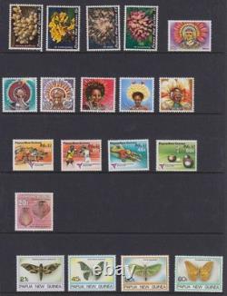 PAPUA NEW GUINEA HUGE COLLECTION of 1,400+ stamps MINT UNHINGED (CV $2,000+)