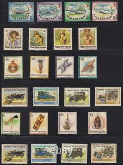 PAPUA NEW GUINEA HUGE COLLECTION of 1,400+ stamps MINT UNHINGED (CV $2,000+)