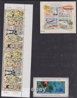 PAPUA NEW GUINEA HUGE COLLECTION of 1,400+ stamps MINT UNHINGED (CV $2,000+)