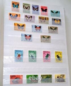 PAPUA NEW GUINEA MNH stamp collection mainly reptiles, butterflies, shells, etc