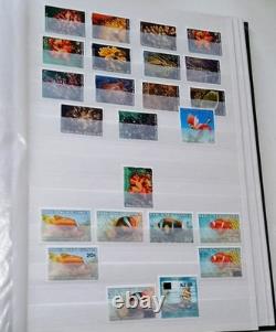 PAPUA NEW GUINEA MNH stamp collection mainly reptiles, butterflies, shells, etc
