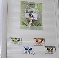 PAPUA NEW GUINEA MNH stamp collection mainly reptiles, butterflies, shells, etc