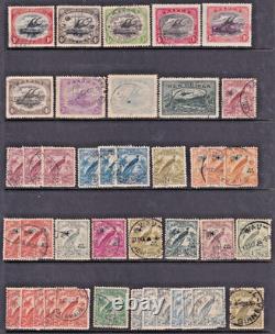 PAPUA/NEW GUINEA SELECTION of 60 STAMPS USED (CV £350)