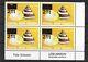 PAPUA NEW GUINEA SG734 1994 21t ON 80t SURCHARGE MNH IMPRINT BLK OF 4