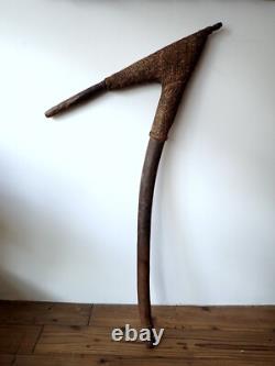 PNG Adze Carved Wood Early 20th Century Oceania Melanesia Oceanic Art