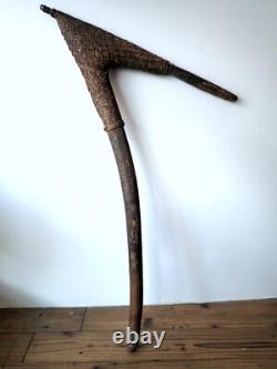 PNG Adze Carved Wood Early 20th Century Oceania Melanesia Oceanic Art