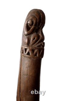 PNG Adze Carved Wood Early 20th Century Oceania Melanesia Oceanic Art