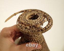 PNG Woven Ceremonial Hat Eastern Highlands Tribal art woven Cane