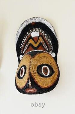 Pacific Island Art Vintage Papua New Guinea Yam Masks