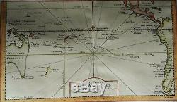 Pacific Ocean, Australia, New Zealand, map Bellin, 1753, Carte. De la Mer du Sud