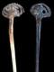Pair of Cassowary Bone Lime Sticks East Sepik Papua New Guinea 1960