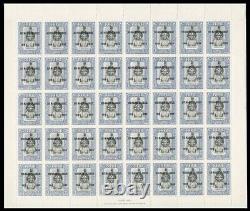 Papua 1935 KGV Silver Jubilee set in sheets ACCENT FLAW mnh. SG 150a, 152a, 153a