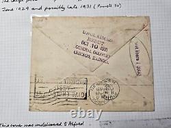 Papua New Guinea 1931 Cover to USA Unclaimed & Returned + PO Kieta & Multi Cds