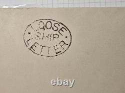 Papua New Guinea 1933 Paquebot'Loose Ship Letter' Cover t Calif. USA Cairns Cds
