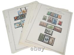 Papua & New Guinea 1952-1981 Collection Of 300+ Mint Stamps On Minkus Pages