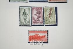 Papua & New Guinea 1952-1981 Collection Of 300+ Mint Stamps On Minkus Pages