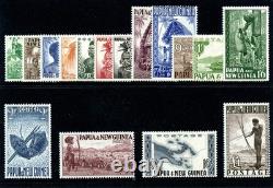 Papua New Guinea 1952 QEII Definitive set complete superb MNH. SG 1-15