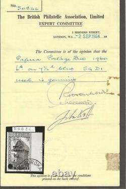 Papua New Guinea 1960 Sg D1 Used Cert