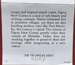 Papua New Guinea 1975 Silver Proof 10 Kina Coin Bird of Paradise COA Cased