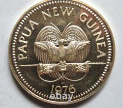 Papua New Guinea. 1976 Silver 10 Kina. 1.2372oz Silver Proof