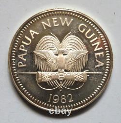 Papua New Guinea. 1982 Silver 5 Kina. Kokoda Trail. 841oz Silver Proof
