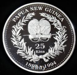 Papua New Guinea 1994 Paradise Bird 25 Kina 4.0444 oz Silver Coin Proof
