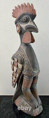 Papua New Guinea 27 Sepik River Yamuk Wood Carved Bird Statue Oceania Art