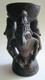 Papua New Guinea 3 Ancestral Figures Holding Cup Wood Carving