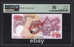 Papua New Guinea 5 Kina 2002 P13es Specimen N. 002 About Uncirculated