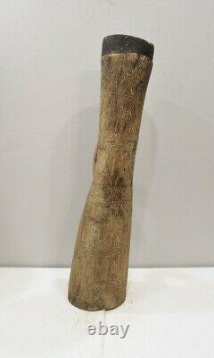 Papua New Guinea Abelam Carved Wood Drum