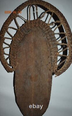 Papua New Guinea Abelam Mask, Woven Headress 15 1900s