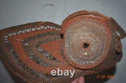 Papua New Guinea Abelam Woven Yam Mask, 15 Prov