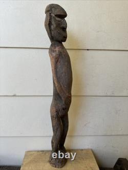Papua New Guinea Ancestor Carved Figure of considerable age Oceanic Tribal Art