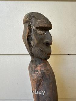 Papua New Guinea Ancestor Carved Figure of considerable age Oceanic Tribal Art