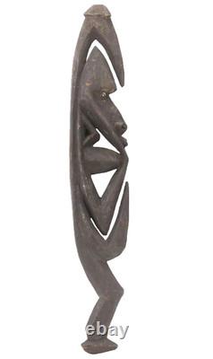 Papua New Guinea Art Wood Carving Korewori River East Sepik Yipwon Hook Figure