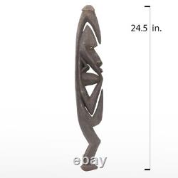Papua New Guinea Art Wood Carving Korewori River East Sepik Yipwon Hook Figure