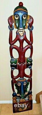 Papua New Guinea Artisan Totem Carving