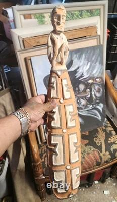 Papua New Guinea Asmat Tribe Ceremonial Bowl