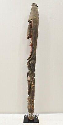 Papua New Guinea Balsa Wood Face Yina Statue