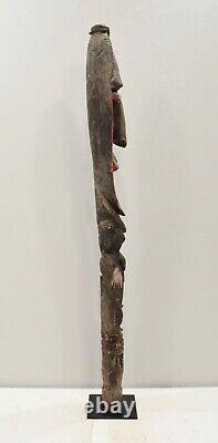 Papua New Guinea Balsa Wood Face Yina Statue