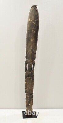 Papua New Guinea Balsa Wood Face Yina Statue