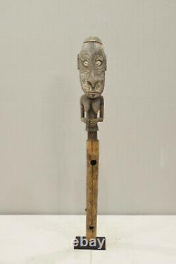 Papua New Guinea Bamboo Wood Head Flute Stopper