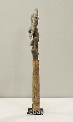 Papua New Guinea Bamboo Wood Head Flute Stopper