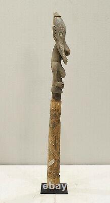 Papua New Guinea Bamboo Wood Head Flute Stopper