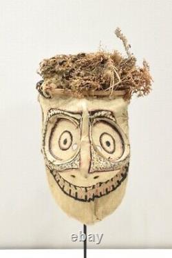 Papua New Guinea Bark Cloth Baining Mask New Britain