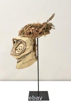 Papua New Guinea Bark Cloth Baining Mask New Britain